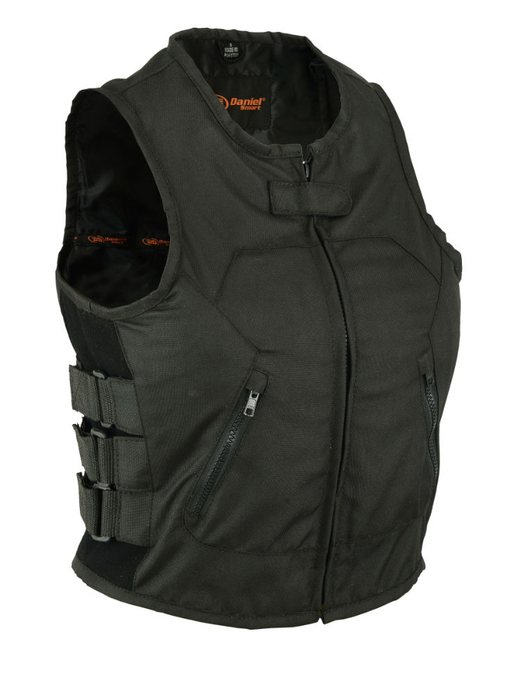 DS212BK Women's Textile Updated SWAT Team Style Vest | Paragon Leather