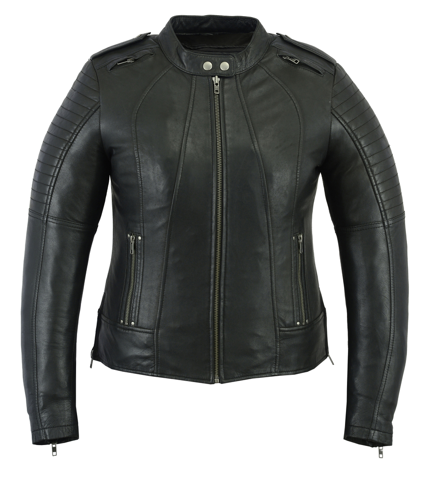 DS893 Women's Updated Biker Style Jacket | Paragon Leather