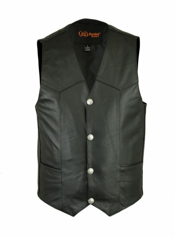 DS115 Men's Single Back Panel Concealed Carry Vest - Paragon Leather